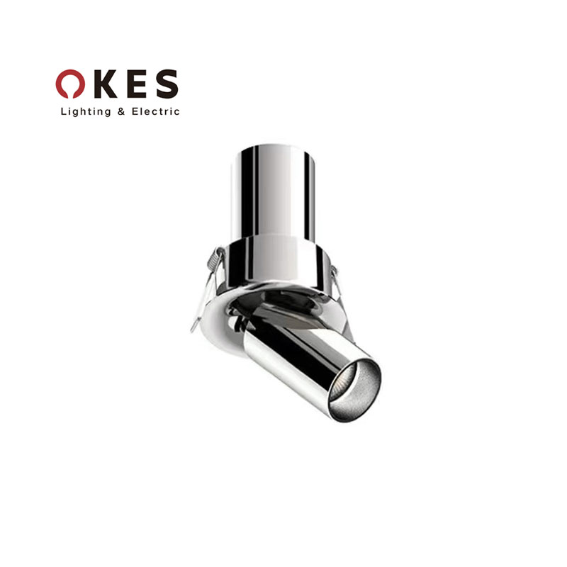 Hot Silvery Color Small Size Ra 90 Adjust and Rotate 7w Led Down Painting Light
