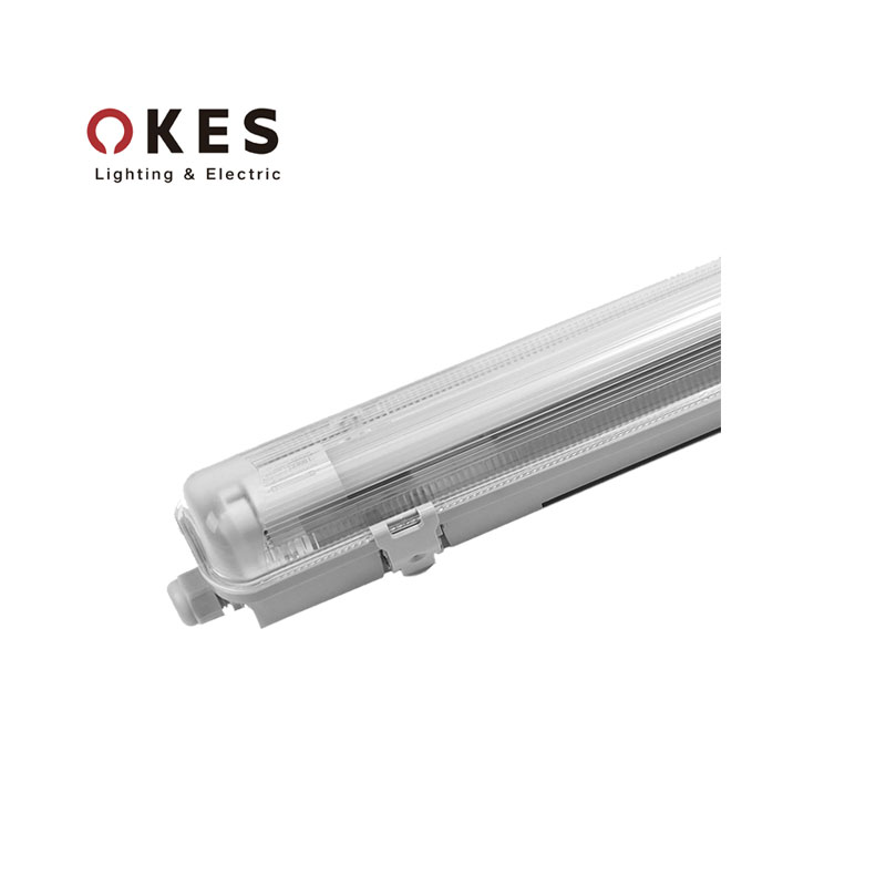 Led ip65 tri-proof waterproof led tube light fixture