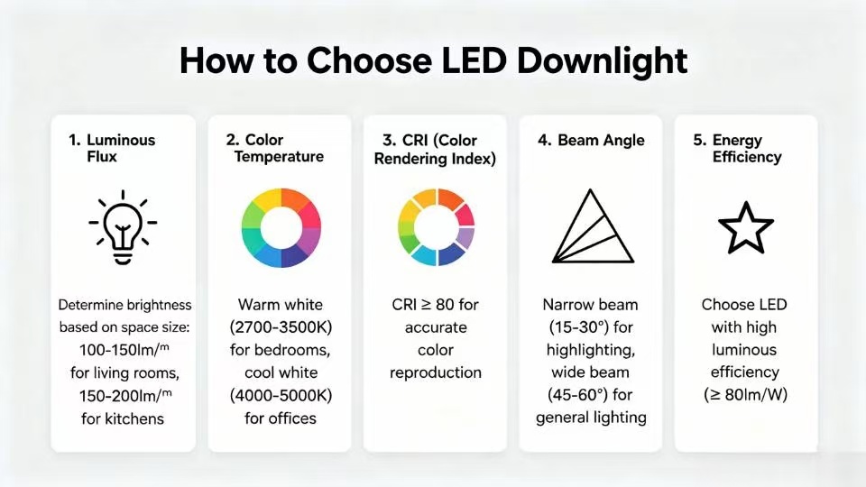 How to Choose LED Downlight