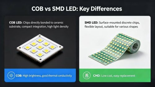Difference between COB and SMD LED
