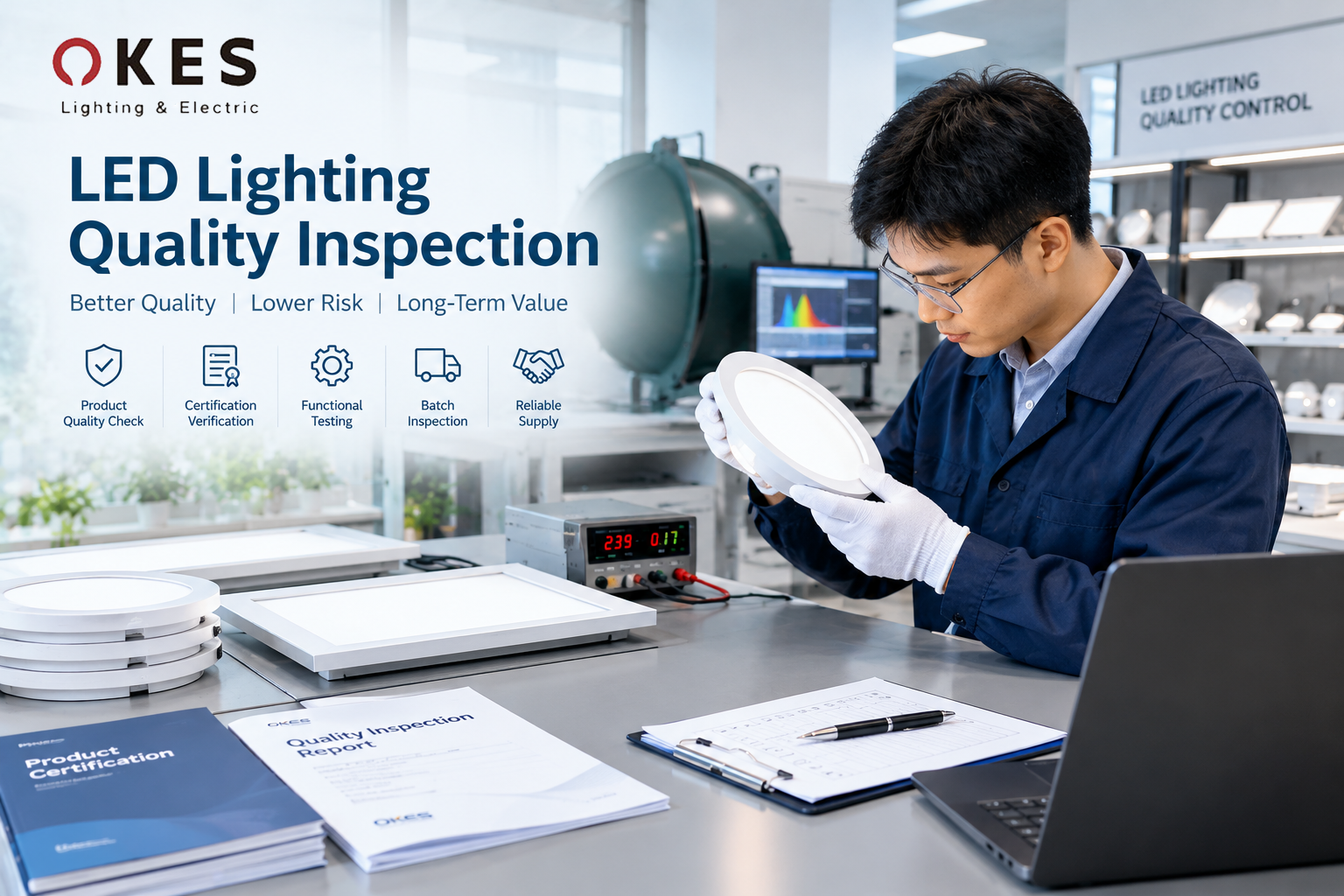 LED Lighting Quality Inspection